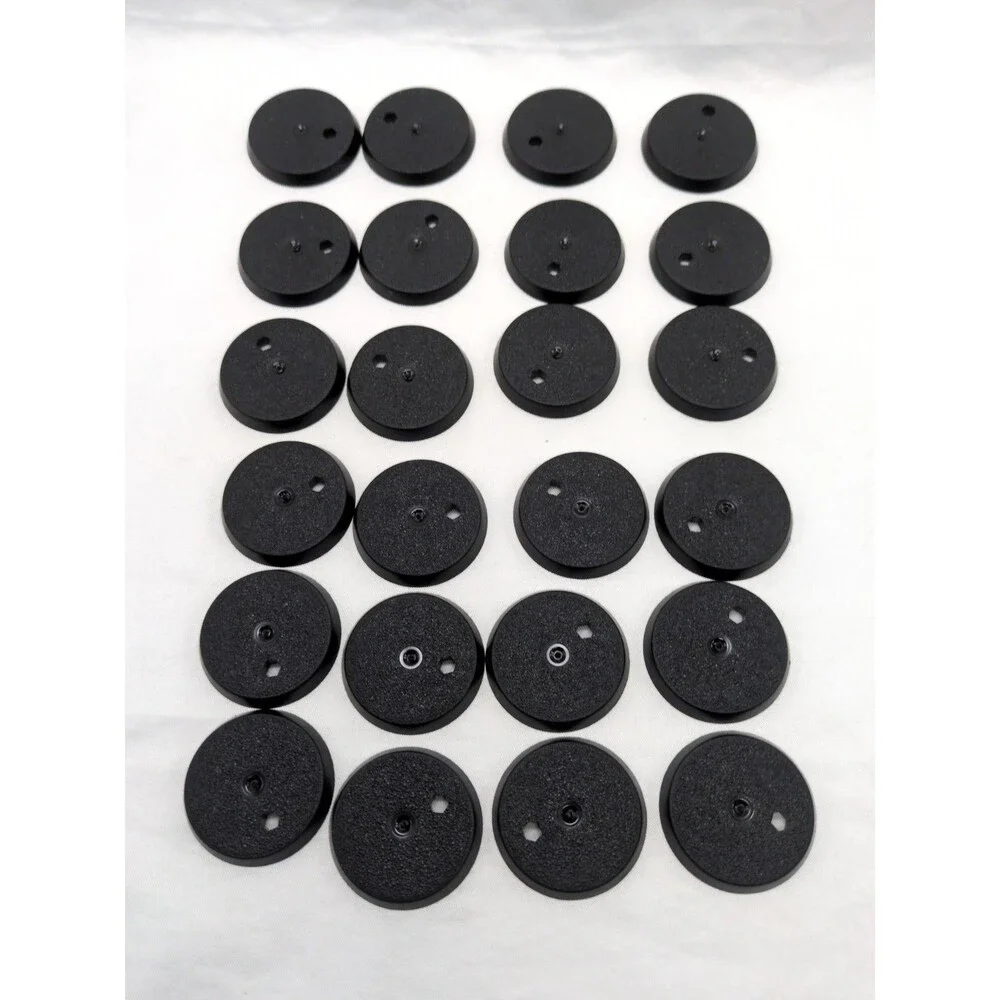 (24) 2019 Games Workshop 32mm Round Miniature Bases